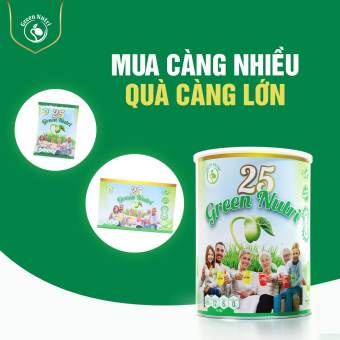 Sữa hạt ngũ cốc 25 Green Nutri lon 750g