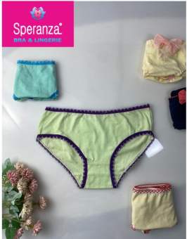 QUẦN LÓT NỮ SPERANZA COTTON VIỀN REN - DƯỚI 50KG MẶC VỪA HTSPQ009