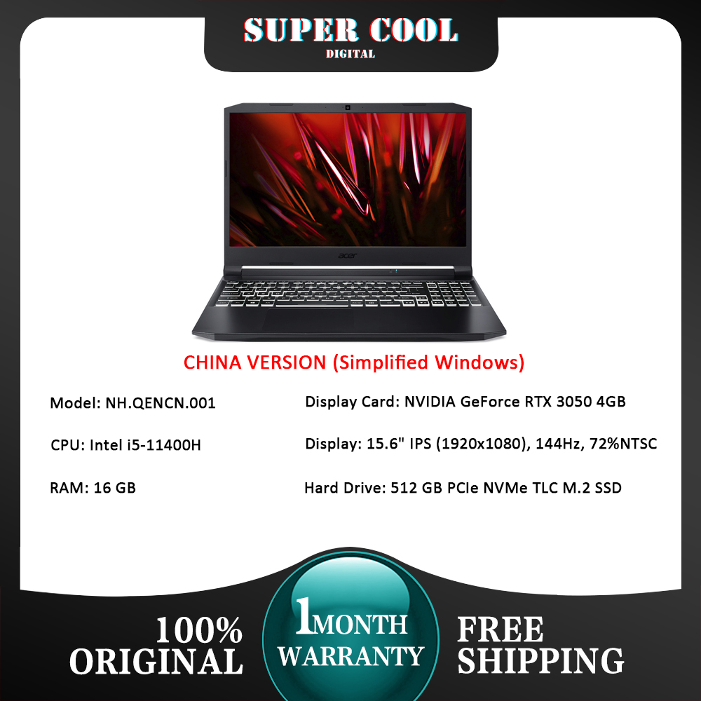 Lazada Philippines - Acer Nitro 5 Full HD Gaming Laptop ( 11th Gen Intel i5 i7 AMD R7, RTX 3050 RTX3060 )