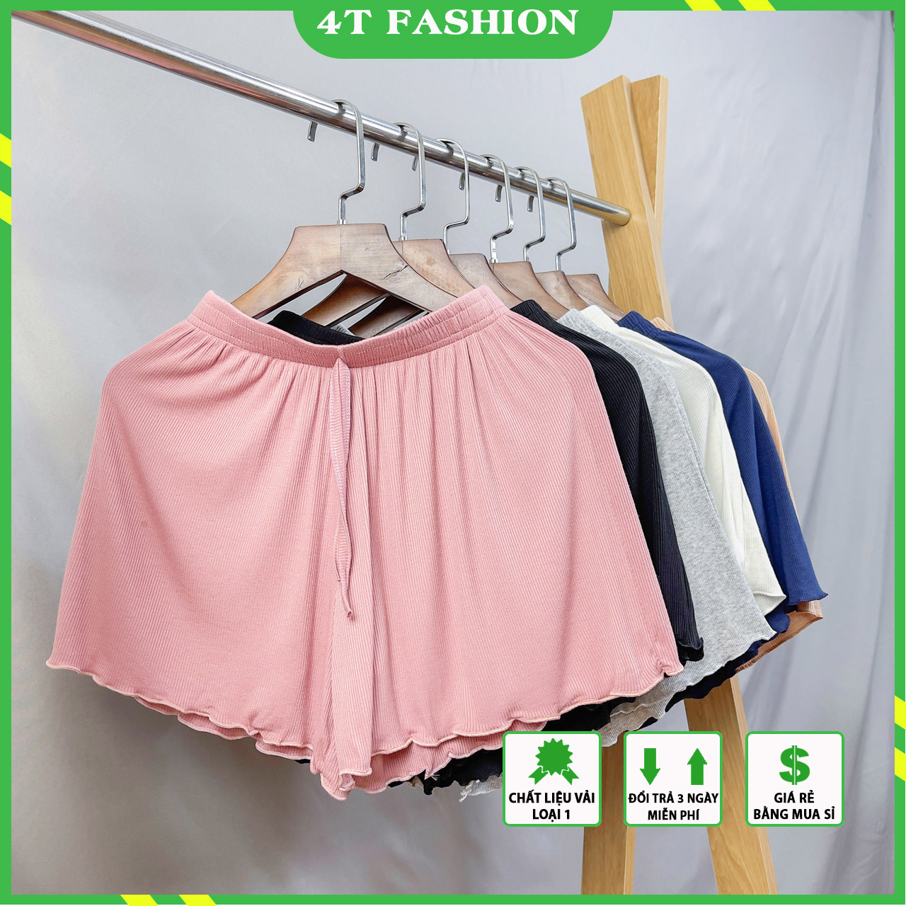 Quần đùi short nữ T-one dáng suông mặc thoải mái - quần sooc nữ mùa hè, quần đùi nữ, quần đùi nữ mặc nhà, quần sọt nữ, quần đùi thể thao nữ, quần đùi vải nữ, quần short nữ chất len tăm lạnh cao cấp chất min mặc cực mát