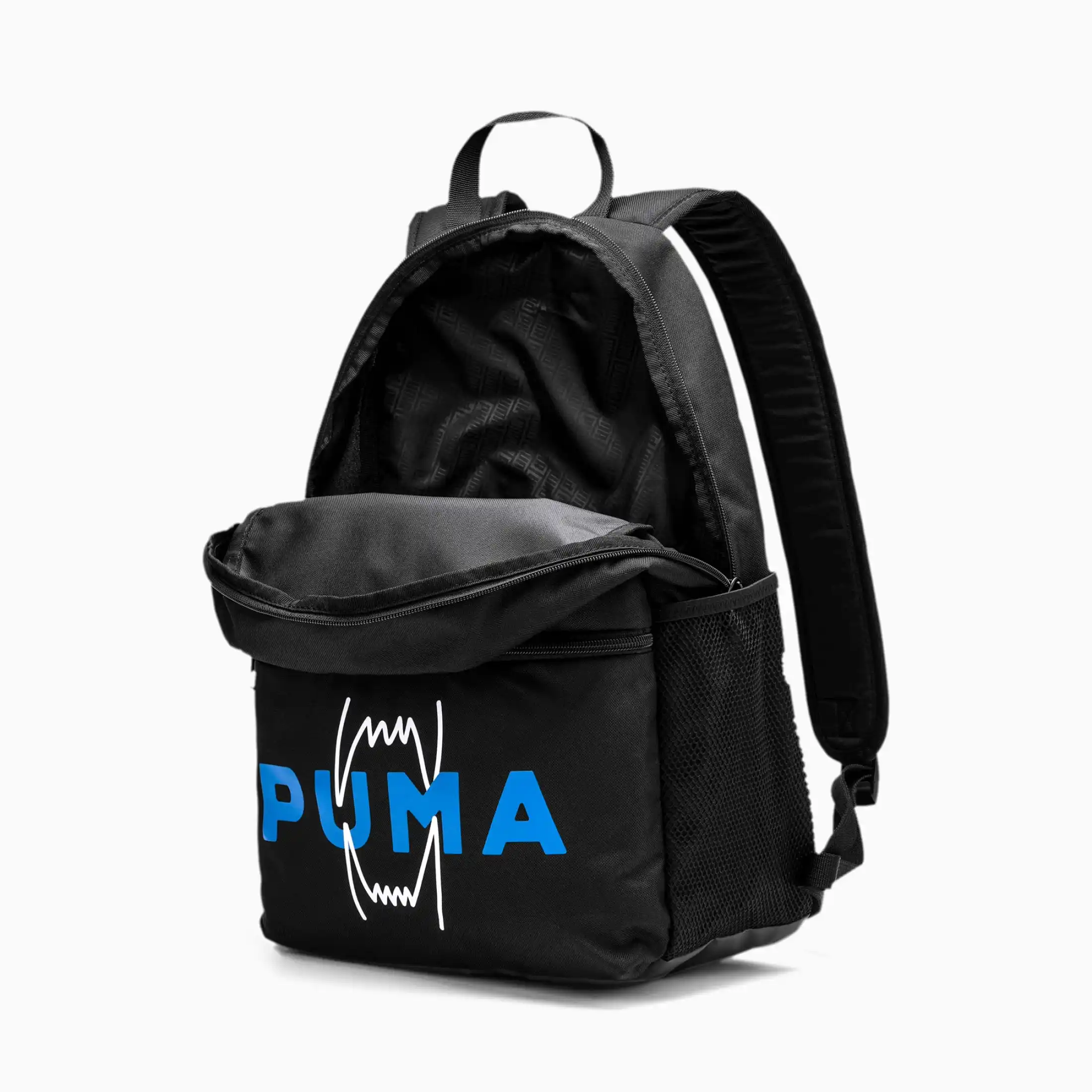 black basketball backpack