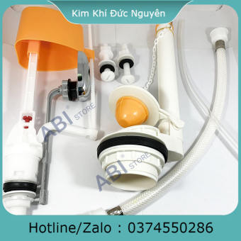Bộ ruột thay thế bồn cầu, ruột xả bồn cầu, ruột bệt, phụ kiện gạt, nhấn Hùng Anh KIM KHÍ ĐỨC NGUYÊN