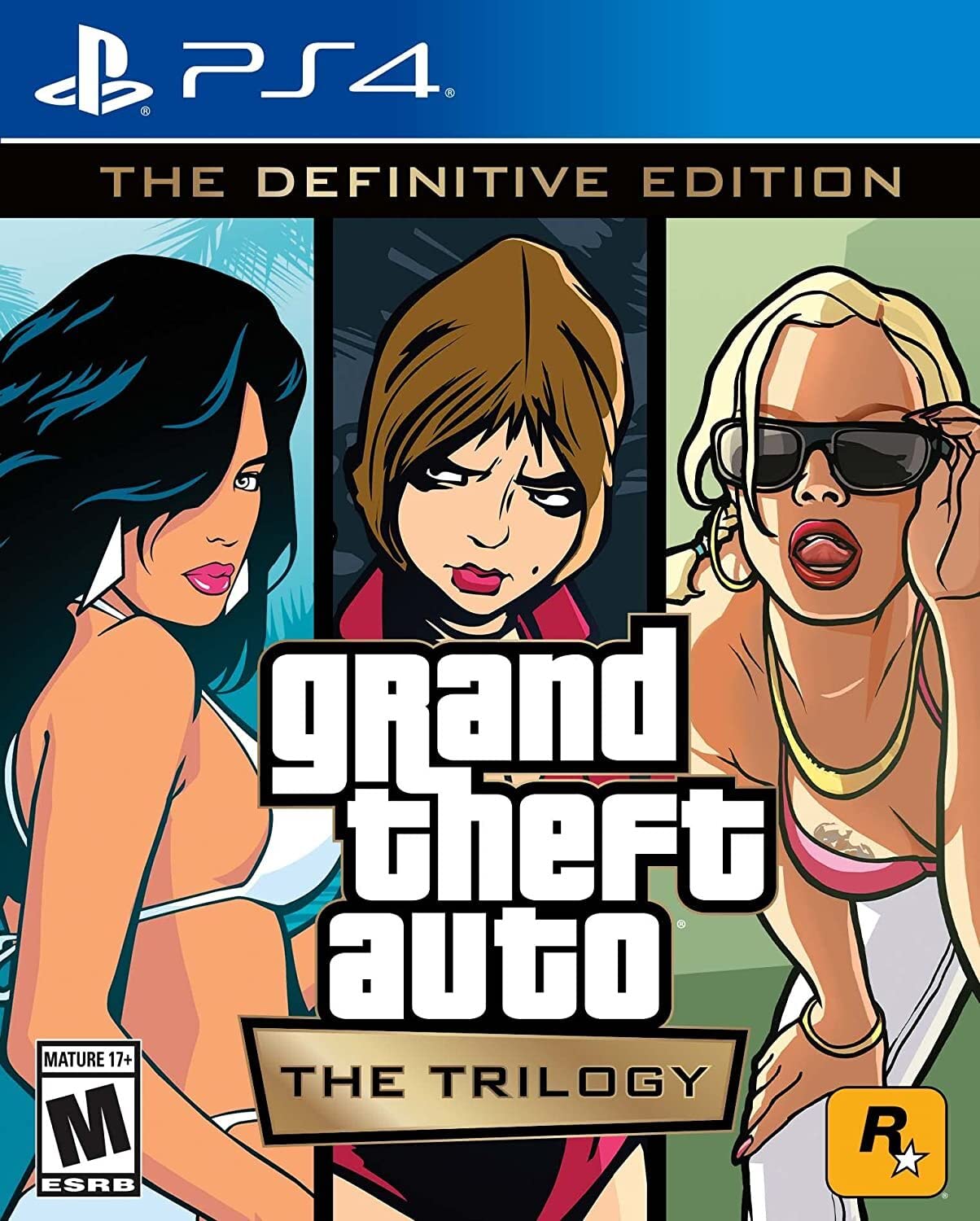Đĩa game Grand Theft Auto GTA The Trilogy Definitive Edition - PS4