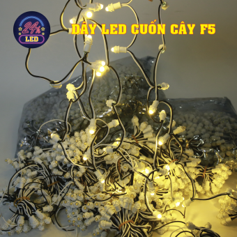 Đèn Trang Trí Quấn Cây Dây Led Đúc F5 Điện Áp 12v Chống Nước Dùng Để Quấn Cây Trang Tri Quán Café Sân Vườn
