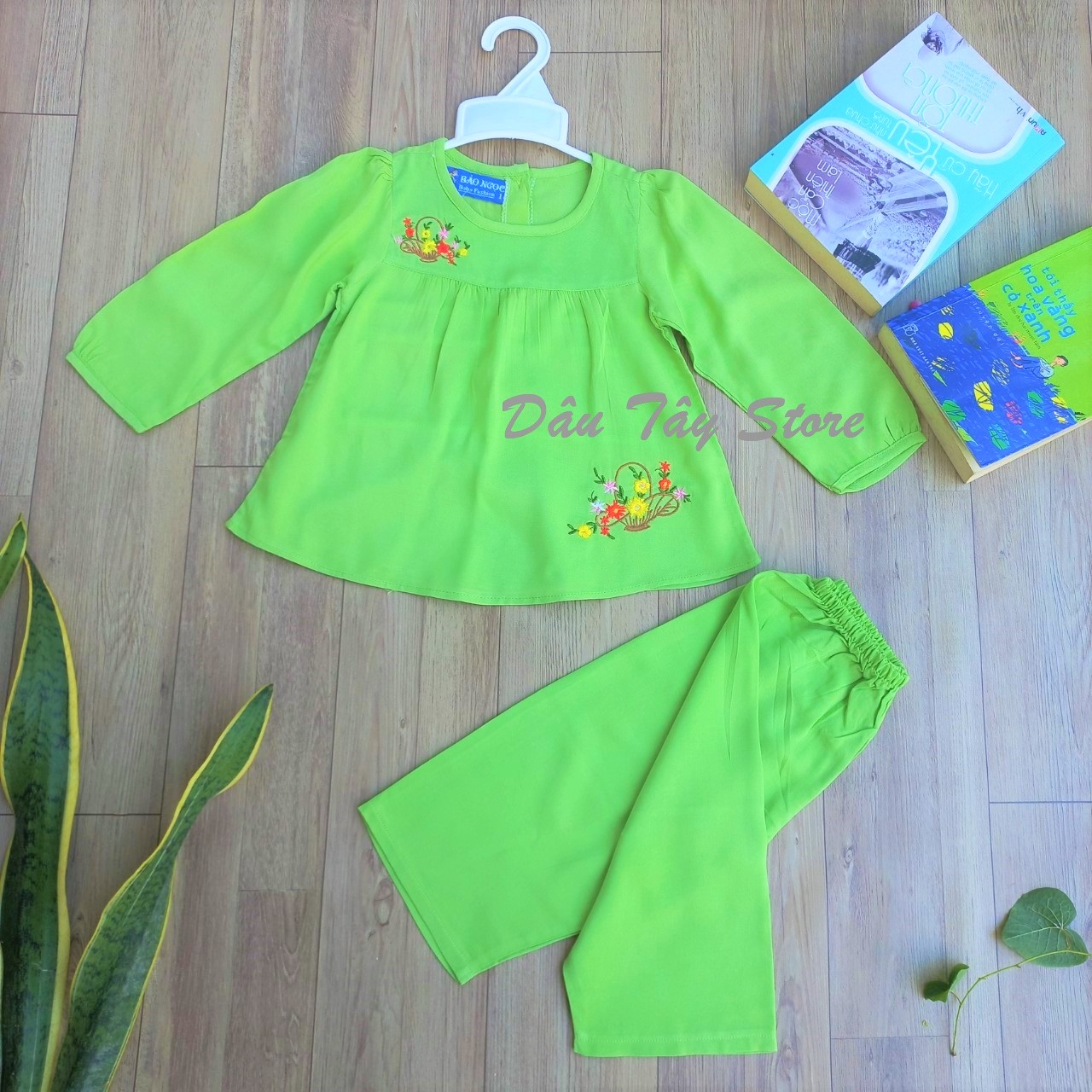 Bộ tone bé gái, bộ lanh, bộ tole/ Bộ Bảo Ngọc dài tay bé gái/ vải Cty Việt Thắng, mặc ngủ mặc nhà từ 7 đến 37 kg