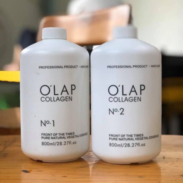 Uốn tóc lạnh đa năng Olap Colagen 800ml x 2