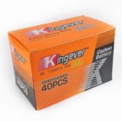 Kingever Super 1.5V AA/AAA Carbon Battery 40PCS