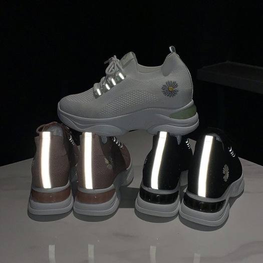 GIÀY ĐỘN ĐẾ NỮ CỔ CHUN 7 PHÂN TĂNG CHIỀU CAO - GIÀY ULZZANG NỮ HÀN QUỐC