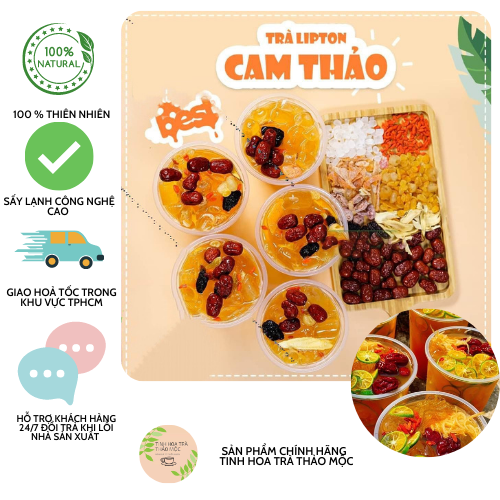 (  FREESHIP MAX + DEAL GIẢM SÂU)[HCM]( CÓ VIDEO)COMBO 30 GÓI 11 VỊ TRÀ LIPTON CAM THẢO  - PHIÊN BẢN MỚI_tinhhoatrathaomoc