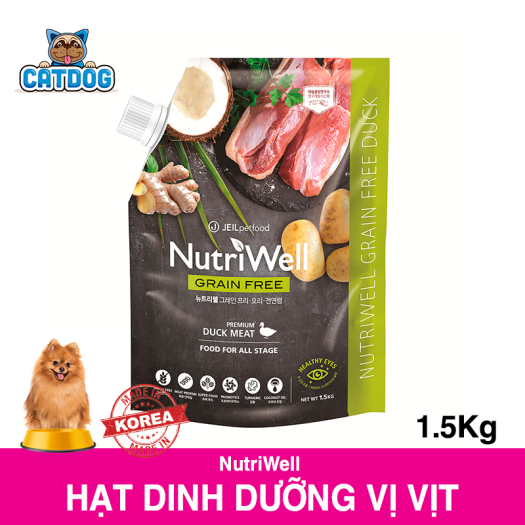 COMBO THỨC ĂN HẠT CHO CHÓ ANF NATURE KITCHEN (2kg) hsd 25/2/2022+ NUTRIWELL (1,5kg) hsd 29/3/2022