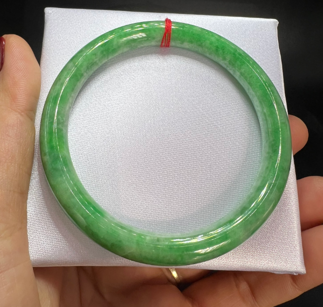 { BẢN ĐẸP } Vòng tay đá cẩm thạch xanh vân đá tự nhiên,đủ side tay,mẫu mới DKT-2022,có tư vấn.