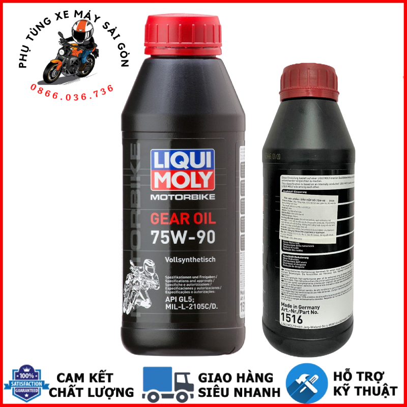 Nhớt hộp số - nhớt láp LIQUI MOLY GEAR OIL 75W-90 - Nhập khẩu Đức