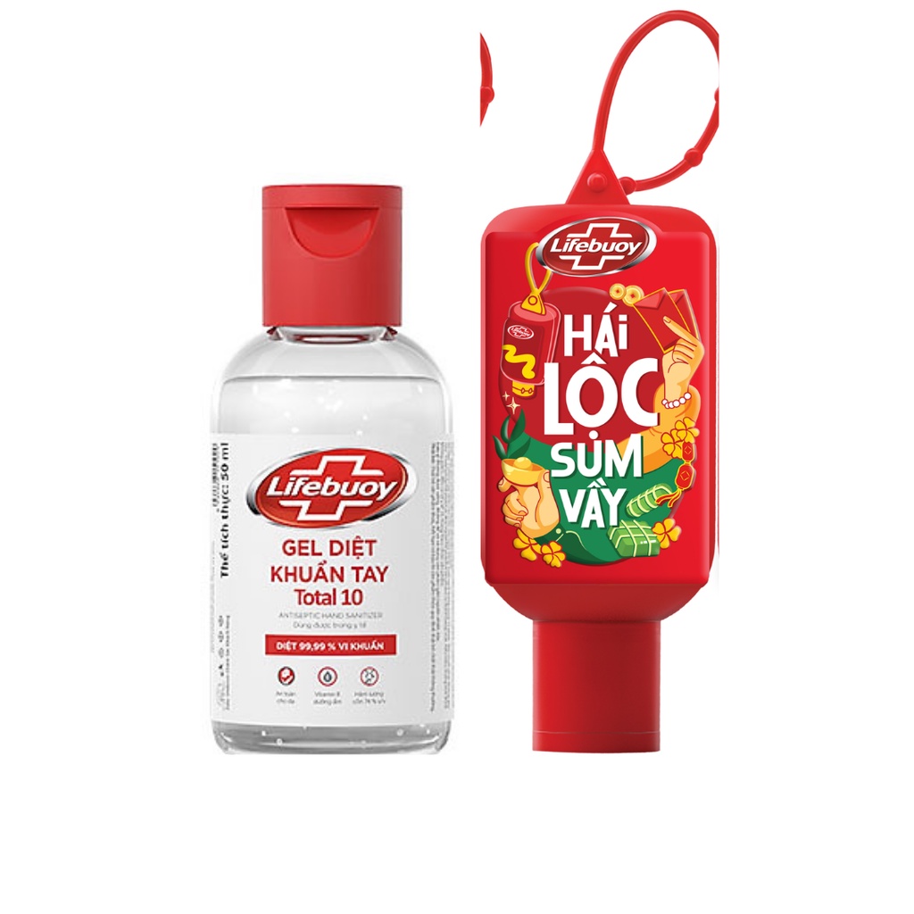 [Quà tặng không bán]Gel Rửa tay khô Lifebuoy 50ml