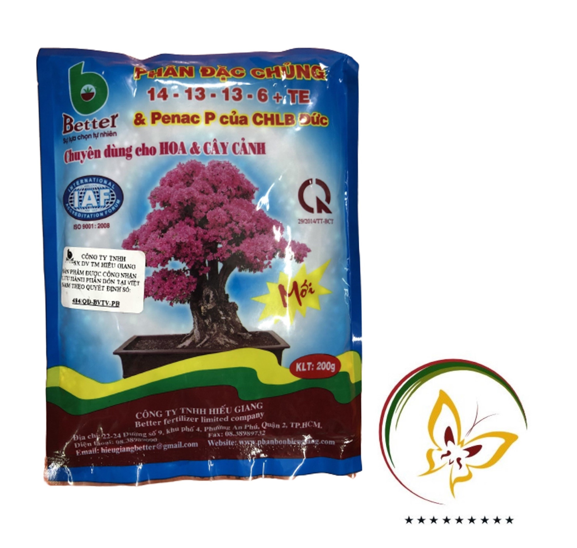 Phân bón npk better 14-13-13+6s+te - #120a# 200g