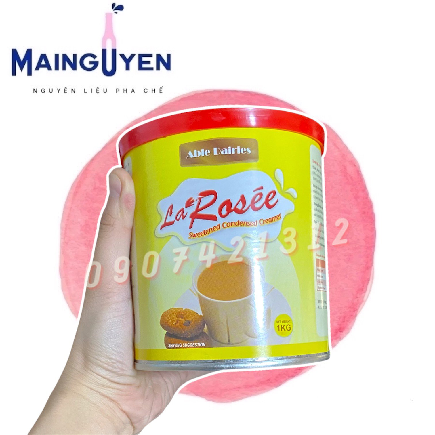 Sữa lon la rosse khối lượng tịnh 1kg xuất sứ malaysia 1kg -chuyên dùng trong pha chế trà sữa_nguyên liệu pha chế mai nguyên