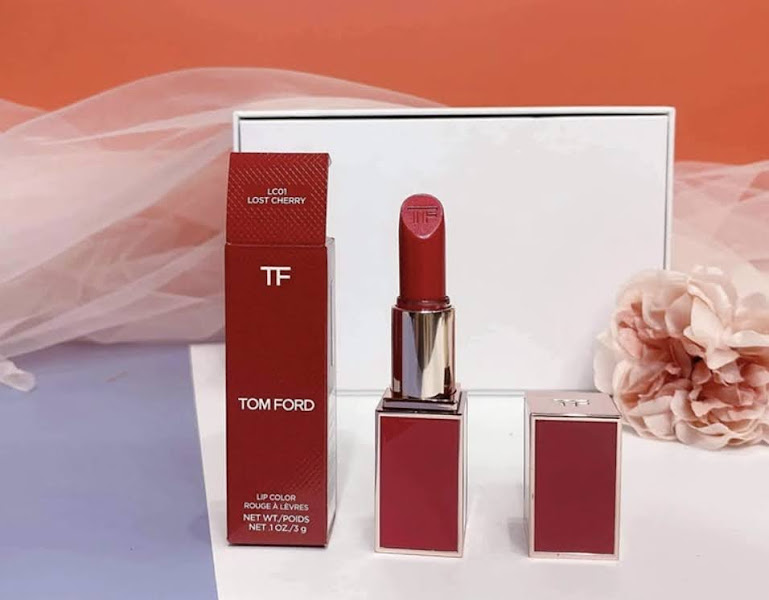 Son mẫu mới tom ford màu lost cherry đỏ 3g