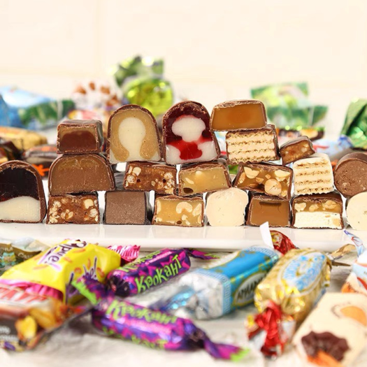 kẹo socola nga mix vị gói 500G chính hãng