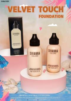 Kem Nền Siêu Mịn Như Nhung Sivanna Velvet Touch Foundation