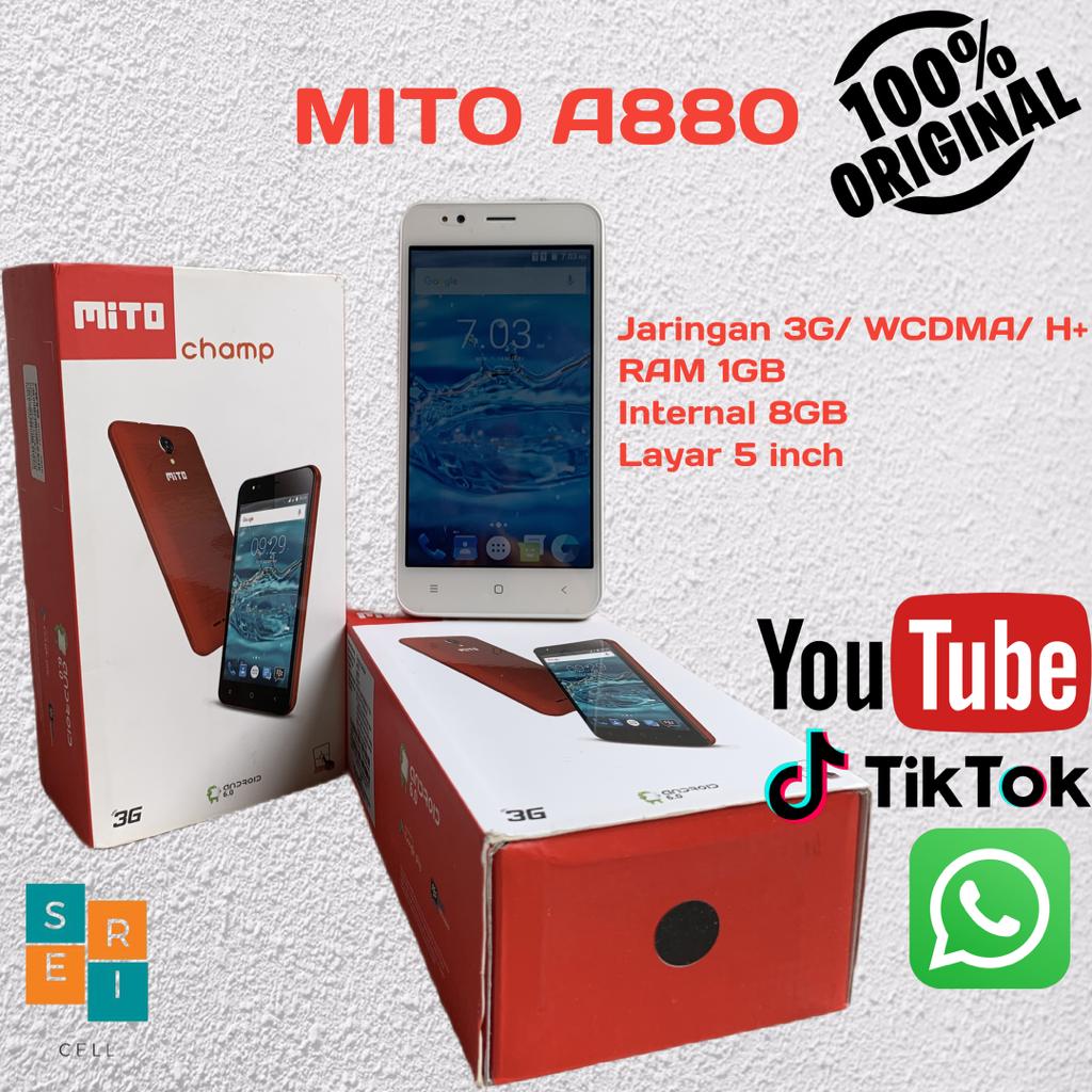 HP MITO Android A880/ A990 Jaringan 3G Promo Cuci Gudang Murah Meriah RAM 512MB/ RAM 1GB Harga 243,500 rupiah*Gratis Ongkir