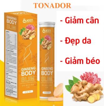 Sủi Gừng Giúp Giảm cân Giảm mỡ cho vòng eo thon và săn chắc hộp 20 viên