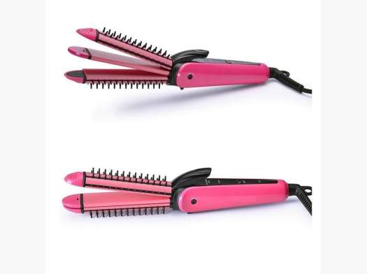 Máy duỗi tóc 3 in 1 Nova - máy uốn duỗi tóc mi - máy uốn duỗi bấm tóc - Máy duỗi tóc mini - Uốn Tóc Làm Xoăn Tóc