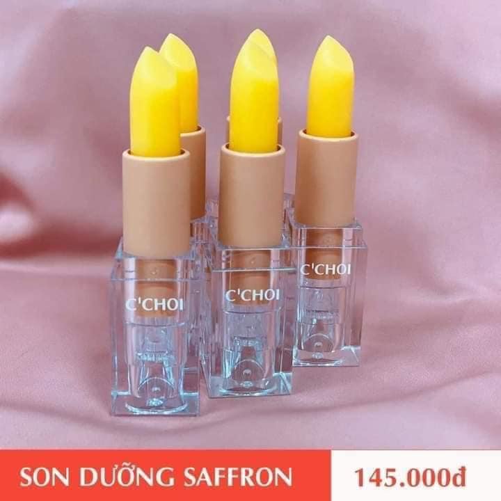 Son dưỡng môi nhụy hoa nghệ tây saffron hết thâm môi, mềm môi, nuốt an toàn, an toàn cho mẹ bầu
