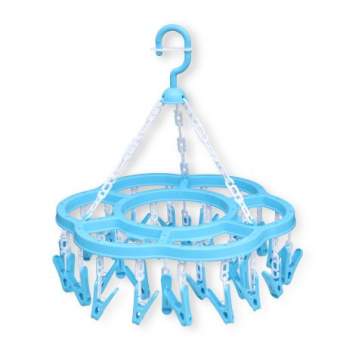 Móc KẹpTròn Phơi Quần Áo , Móc Kẹp Phơi Quần Áo Có Xếp Gọn