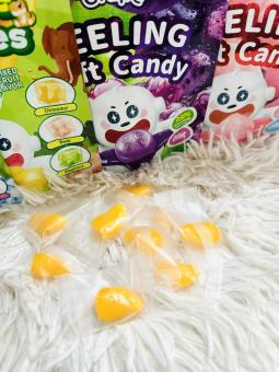 Kẹo dẻo hình trái cây bóc vỏ  nhiều vị thơm ngon