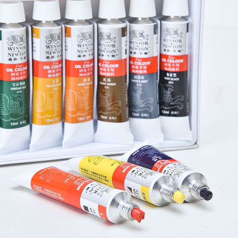 WINSOR&NEWTON 12/18/24 Colors Professional Acrylic Paints Set 10ml Hand  Painted Wall Painting Textile Paint