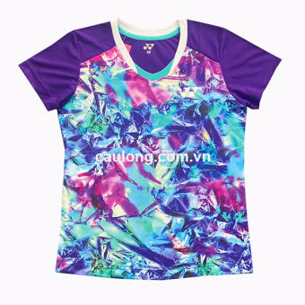 Áo Cầu Lông Nữ Cổ Tròn Yonex 6568B Tím
