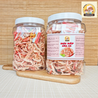 Khô Mực Sợi Hâp Nước Dừa thơm ngon đến sợi cuối cùng - đồ ăn vặt mực khô