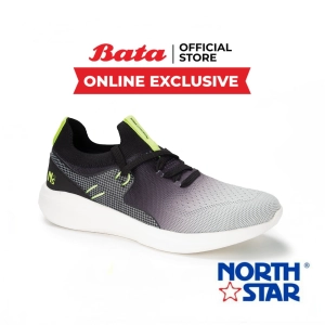 ภาพหน้าปกสินค้าBata บาจา (Online Excl) ยี่ห้อ North Star รองเท้าผ้าใบ รองเท้าสนีกเกอร์ออกกำลังกาย Sport Sneakers สำหรับผู้ชาย รุ่น Ezra สีดำ 8206024 ที่เกี่ยวข้อง