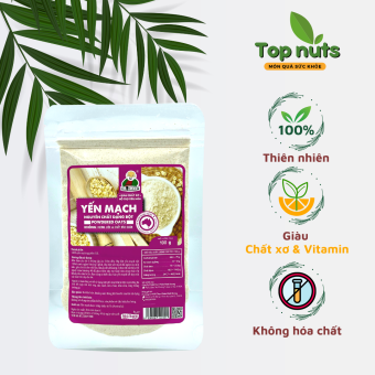 Bột Yến Mạch Úc Tươi Mr Johnny Túi 100g - Dùng để đắp mặt nạ tẩy tế bào chết ngăn ngừa mụn sạch da mặt