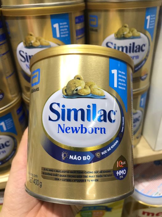 Sữa similac newborn iq hmo số 1 cho bé từ 0 đến 6 tháng hộp 400g