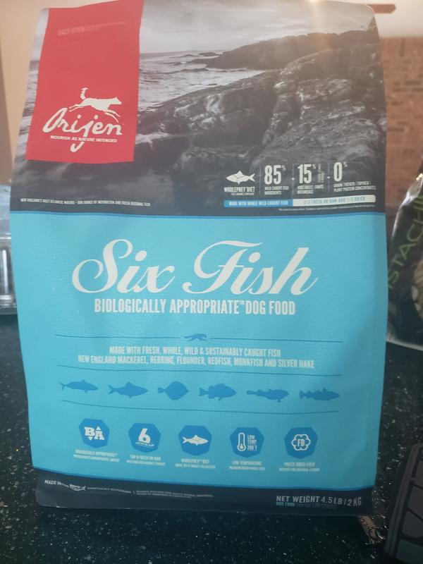 Orijen six fish dog - hạt cao cấp cho chó bao 340g