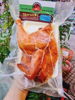 Gà ủ muối xông khói nữa con (giao tphcm)