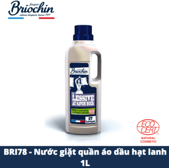 BRI78 - Nước giặt quần áo dầu hạt lanh 1lit Briochin nhập khẩu từ Pháp
