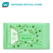 Watsons Invigorating Wet Tissues Aloe Vera Scented 50 sheets