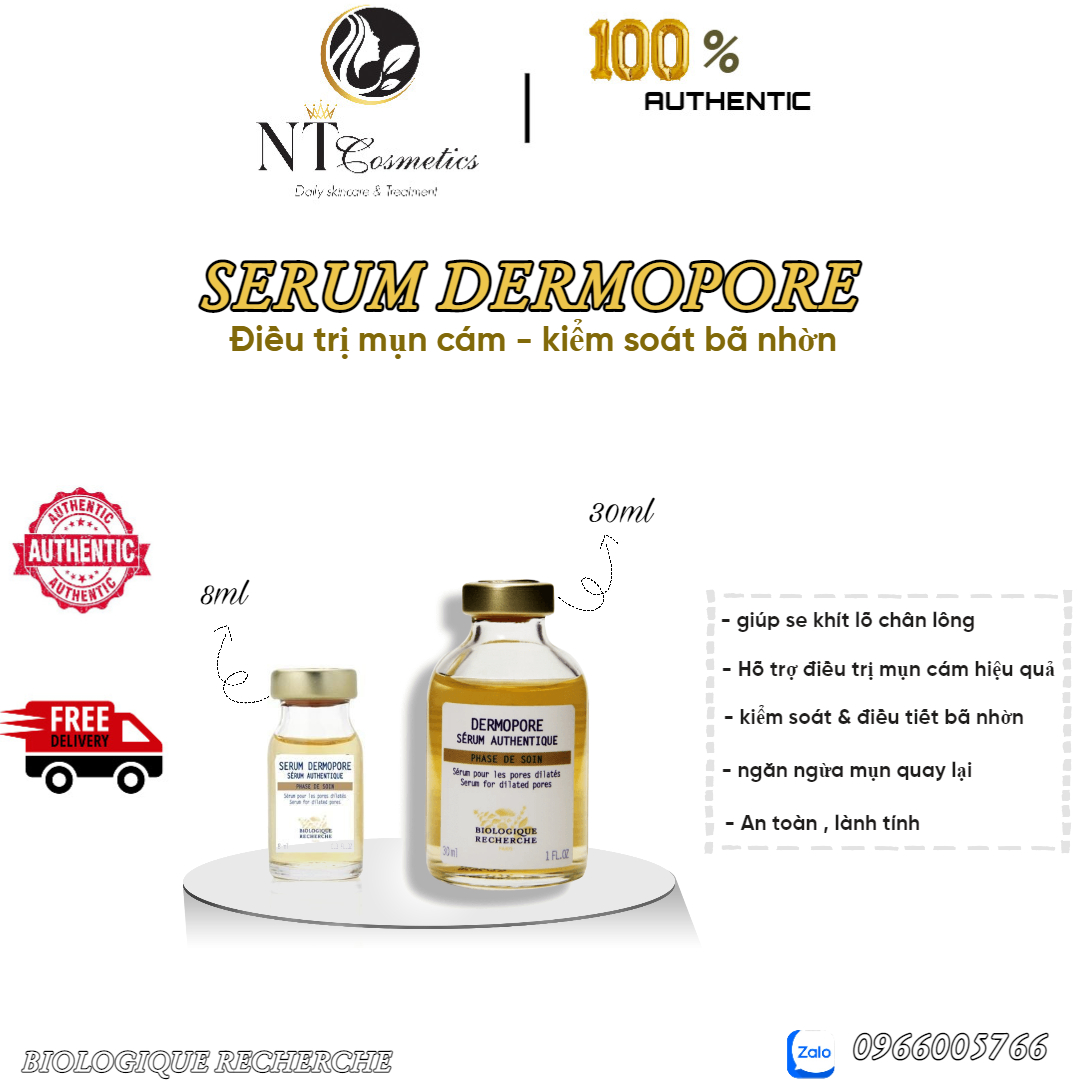 Serum dermopore biologique recherche - điều tiết dầu , se khít lỗ chân lông - xách tay