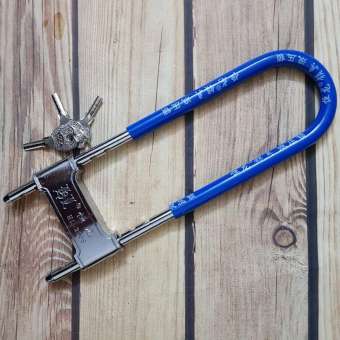 Khóa chữ u càng dài chuyên khóa xe máy và cửa kính cường lực