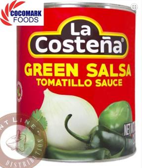 Sốt Salsa Cay La Costena Green Salsa Tomatillo Sauce 2.95kg