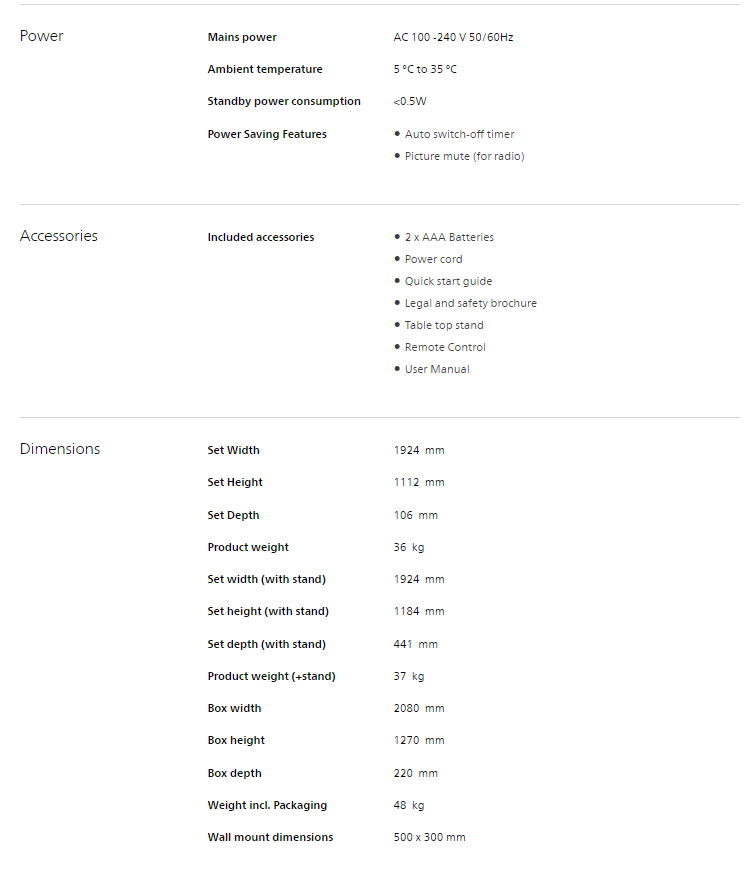PHILIPS 86PUT7129/98 86" 4K UHD GOOGLE SMART LED TV ENERGY LABEL: 4 TICKS 3 YEARS WARRANTY BY PHILIPS · v15