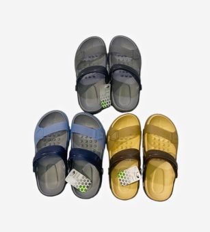 DÉP NHỰA QUAI NGANG NAM QUAI HAI MÀUE. MỀM size 40-44