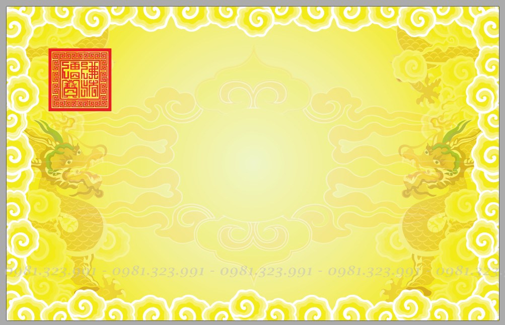 Giấy in sớ long vân khánh hội