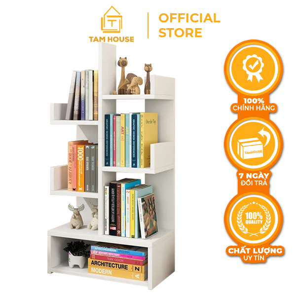 [VOUCHER FREESHIP 50K] Giá sách đứng, Kệ sách đa năng mẫu mới TÂM HOUSE - K43