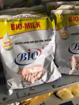 Bio Milk 1Kg - Dùng Cho Heo Con, Heo Nái, Bổ Sung Vitamin, Đạm, Chất Béo, Vi Khoáng, Có Thể Thay Thế Cho Sữa Mẹ