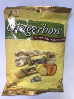 Kẹo Gừng Dẻo Chanh Mật Ong Gingerbon Ginger Candy With Honey Lemon (Gói 125g)