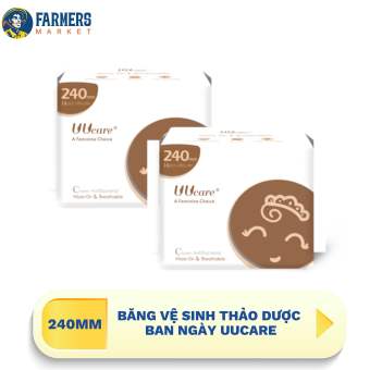 Băng vệ sinh thảo dược ban ngày UUcare 240mm