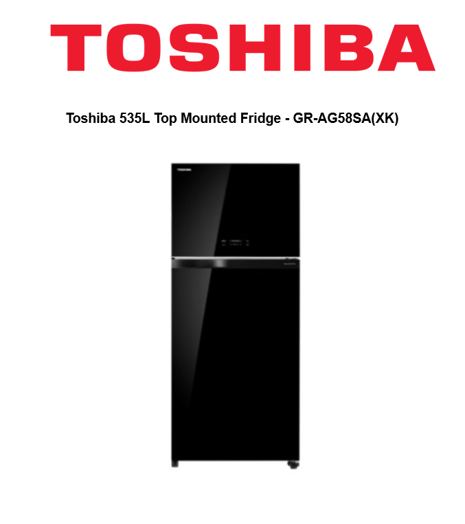 toshiba 610l fridge