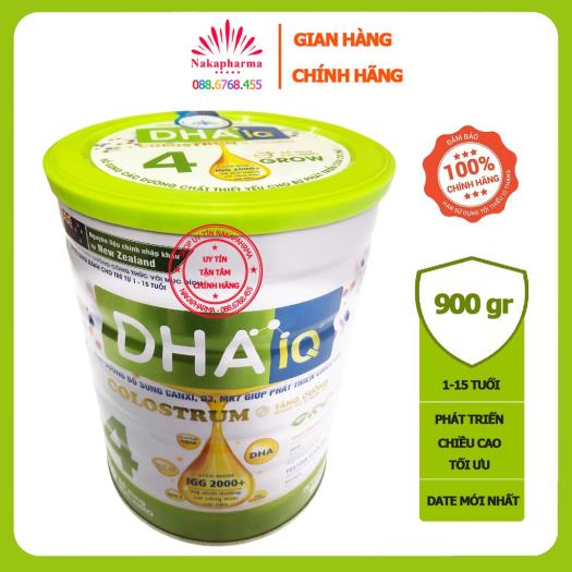 Sữa bột DHA IQ Grow Colostrum 4 - Bổ sung DHA, FOS, MK7 giúp bé phát triển toàn diện